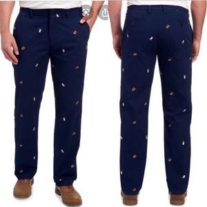 CHARLESTON Threads Pants With Embroidered Snowman